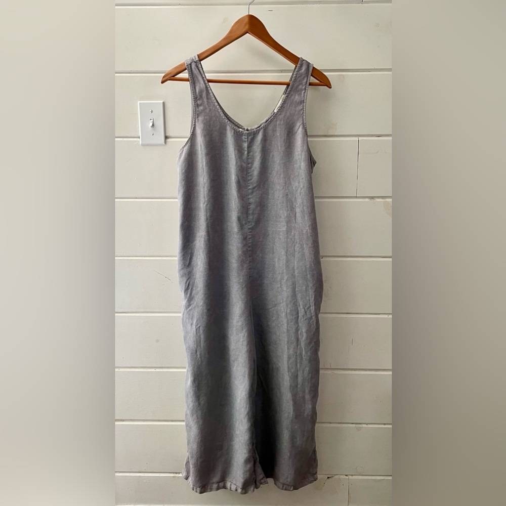 Tea N Rose Large Gray Jumpsuit
